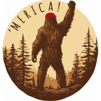 MERICA! - Vinyl Sticker (1 STICKER)