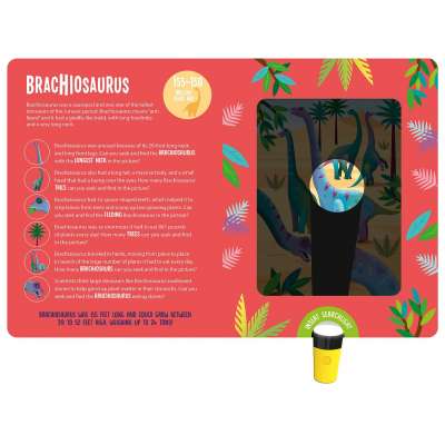 Magic Searchlight - Dinosaurs - Book