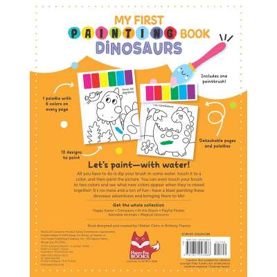 My First Painting Book: Dinosaurs - Book