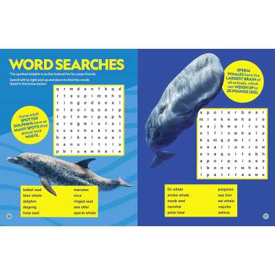 National Geographic Kids Puzzle Book of the Ocean - Book