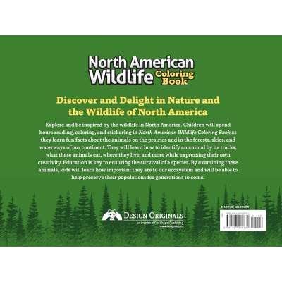 North American Wildlife Coloring Book for Young Outdoor Adventurers - Book