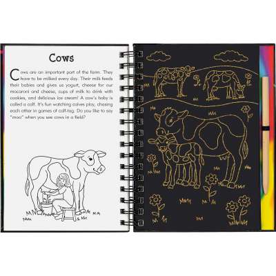 Scratch & Sketch On The Farm - Book