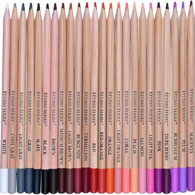 Studio Series Colored Pencil Tube Set (48-colors)