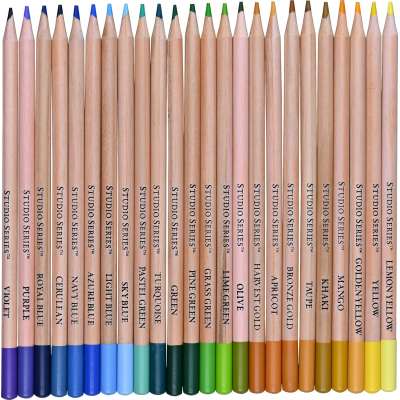 Studio Series Colored Pencil Tube Set (48-colors)