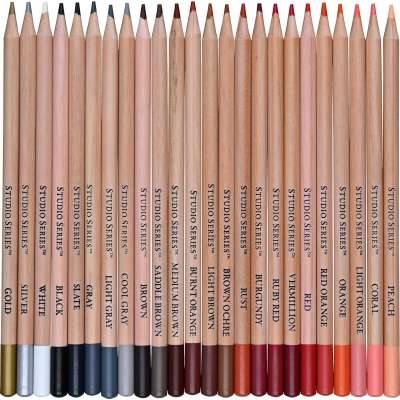 Studio Series Colored Pencil Tube Set (72-colors)