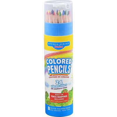 Studio Series Junior Colored Pencil Tube Set (24-colors)