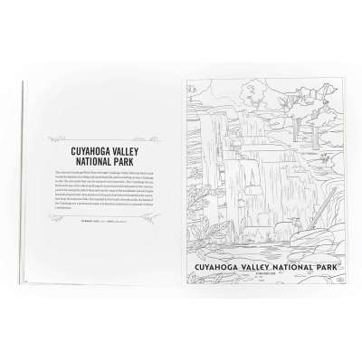 The Art of the National Parks - Coloring Book