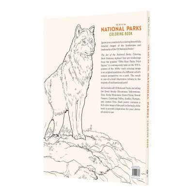 The Art of the National Parks - Coloring Book