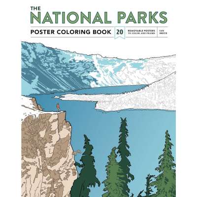 The National Parks Poster Coloring Book