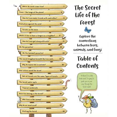 The Secret Life of the Forest: Trees, Animals, and Fungi - Book