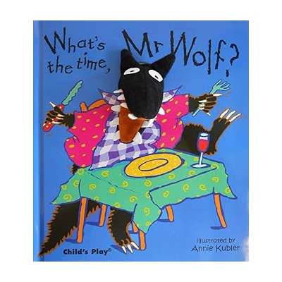 What's the Time, Mr. Wolf? - Finger Puppet Book