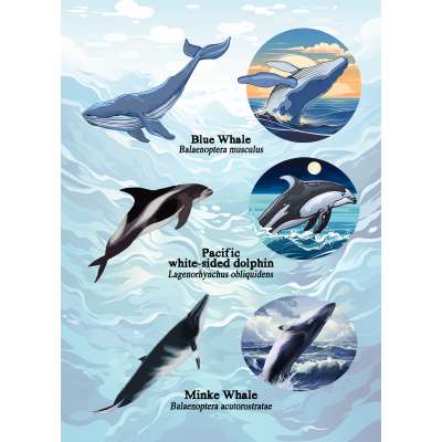 Pacific Northwest Marine Animal - Sticker Book