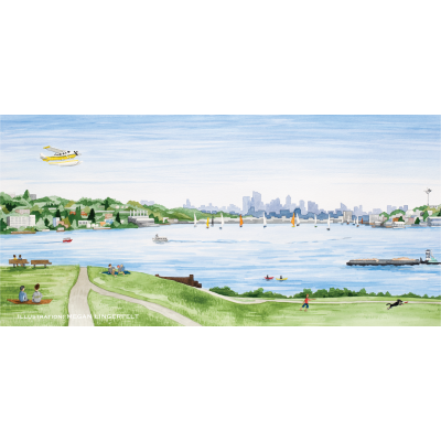 Seattle-scape - Ceramic Coffee Cup