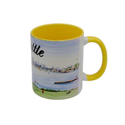 Seattle-scape - Ceramic Coffee Cup