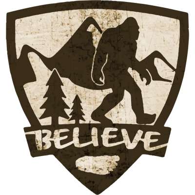 Believe Shield - Vinyl Sticker (1 STICKER)
