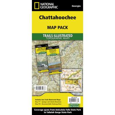 Chattahoochee National Forest Map (2 pack)
