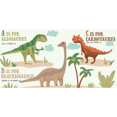 D Is for Dinosaur: An ABC Primer - Board Book