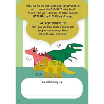 Dinosaur Boredom Buster - Book