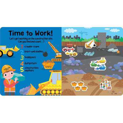 Easy Peely Diggers - Peel, Stick, Play! - Board Book