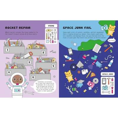 Glow-in-the-Dark Space Sticker Activity - Book