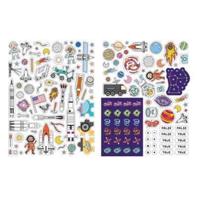 Glow-in-the-Dark Space Sticker Activity - Book
