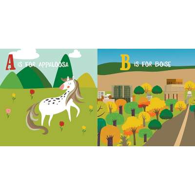 I is For Idaho - Board Book