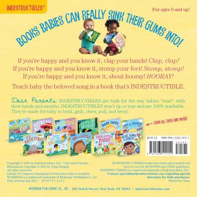 Indestructibles: Happy and You Know It! - Book