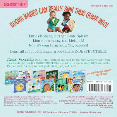 Indestructibles: It's Bath Time! - Book