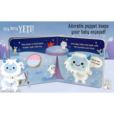 Itty Bitty Yeti Finger Puppet Book