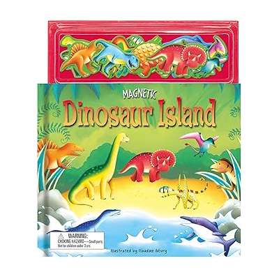 Magnetic Dinosaur Island - Book