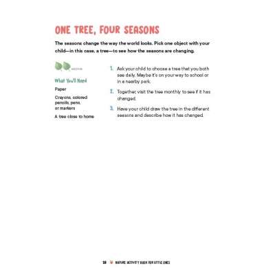 Nature Activity Book for Little Ones - Book