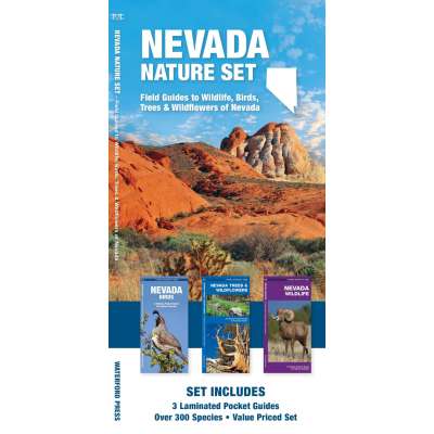 Nevada Nature Set: Field Guides to Wildlife, Birds, Trees & Wildflowers of Nevada - Map