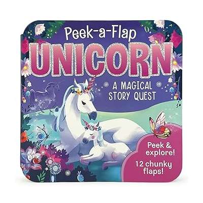 Peek-a-Flap Unicorn - Board book
