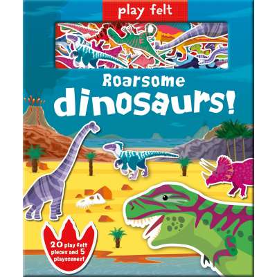 Play Felt Roarsome Dinosaurs! - Book