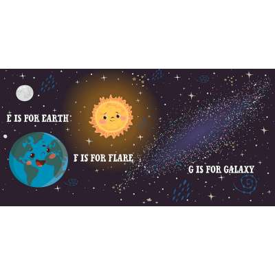 S Is for Space: A Space ABC Primer - Board Book