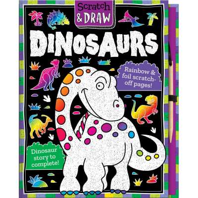 Scratch and Draw Dinosaurs - Book