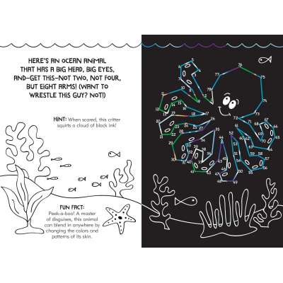 Dot-to-Dot Animals Scratch & Sketch - Book