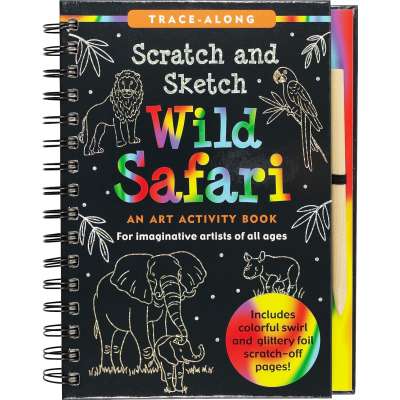 Scratch & Sketch: Wild Safari - Book