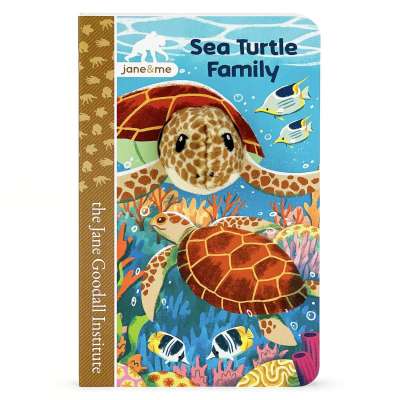 Sea Turtle Family - Finger Puppet Book