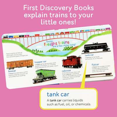 Trains Then and Now - Board Book