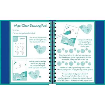 Wipe-Clean How to Draw Ocean - Book