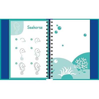 Wipe-Clean How to Draw Ocean - Book