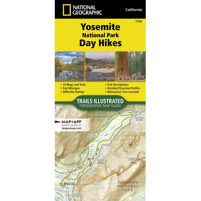 Yosemite National Park Day Hikes Map