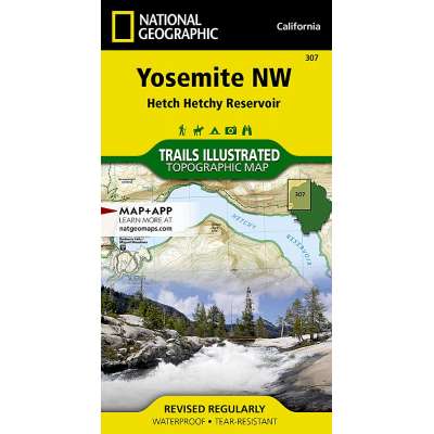 Yosemite NW: Hetch Hetchy Reservoir Map