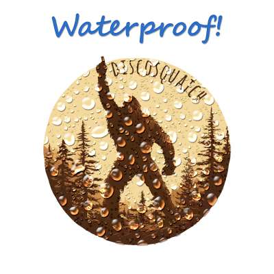 DiscoSquatch V2 - Vinyl Sticker (1 STICKER)