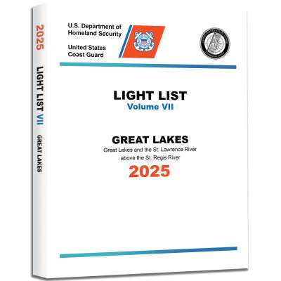 2025 USCG Light List VII: Great Lakes - Great Lakes and the St. Lawrence River above the St. Regis River - Book