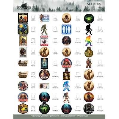 Squatch Metalworks Package Special STICKERS (WHOLESALE ONLY)