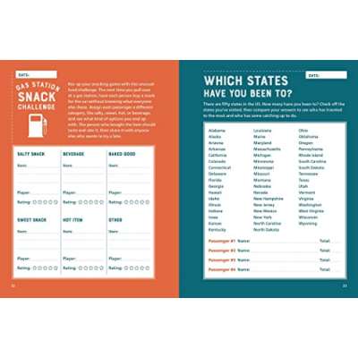 The Road Trip Journal & Activity Book - Book