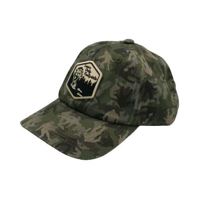 Bigfoot Camo with Leave Only Footprints Patch- Hat