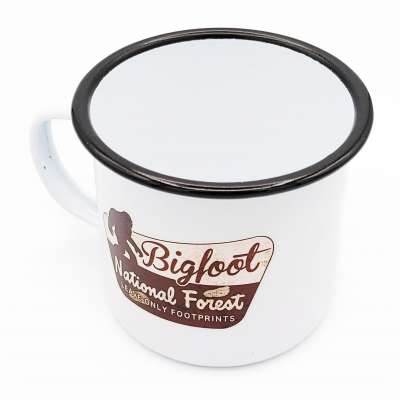 Bigfoot National Forest Believe - 16 oz Vintage Campfire Mug